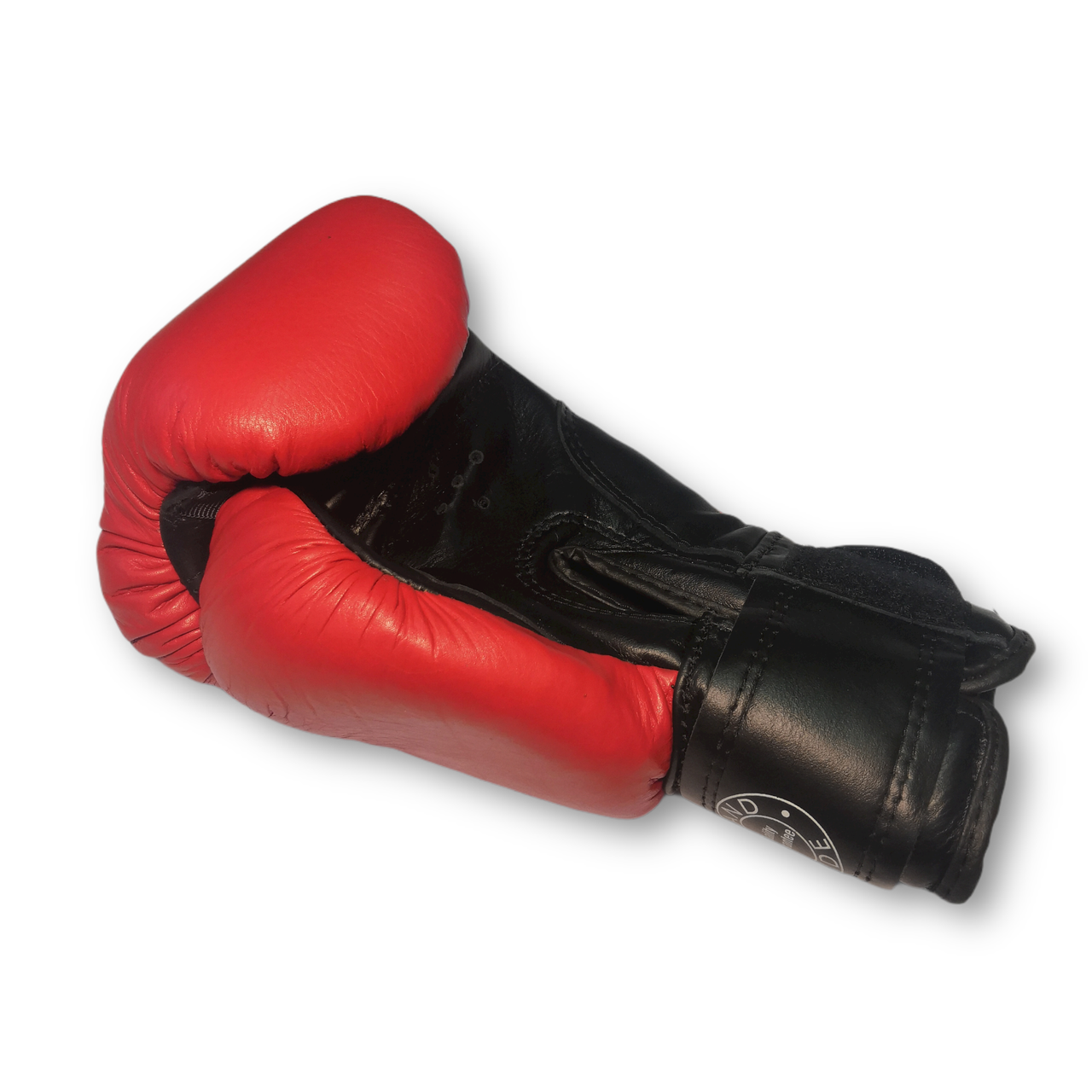 Боксерские перчатки BOXER 10 oz кожа красные - фото 2 - id-p509997881