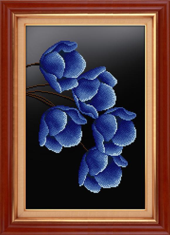 Набір для малювання камінням 5D-090 (часткова викладка на полотні) "Нічні сни 2" LasKo, фото 1