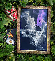 Папір пластик, для малювання алкогольними чорнилом, колір чорний, розмір 120х80см