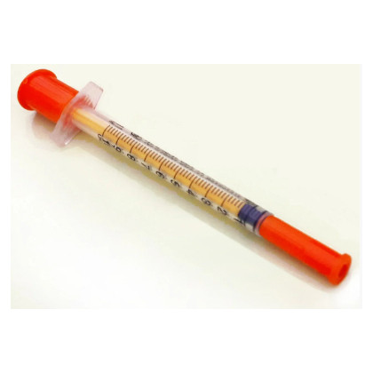 Шприц Alexpharm 1 мл U-100 інсуліновий, фіксована голка 0,30х13 мм, фото 1