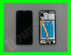 Дисплей Huawei P Smart Plus / Nova 3i із сенсором та рамкою, чорний (оригінальні комплектуючі)