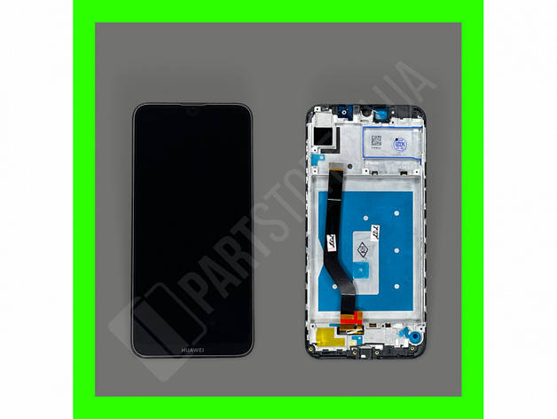 Дисплей Huawei Y7 2019 / Y7 Pro 2019 / Y7 Prime 2019 / Enjoy 9 із сенсором і рамкою, чорний (оригінальні, фото 2