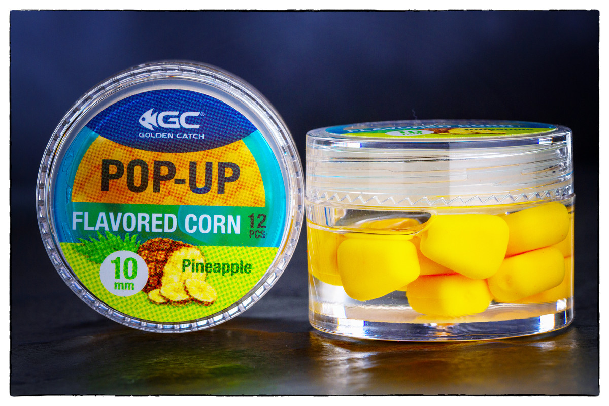 Силіконова кукурудза в дипі GC Pop-Up Flavored 10мм Pineaрple, фото 1