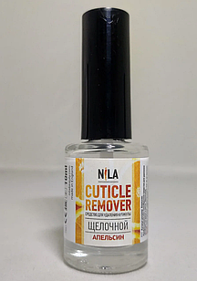 Ремувер для видалення кутикули лужний Nila Cuticle Remover 10мл. апельсин