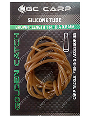 Трубка Silicone Tube GC Brown 1 м 0.8 мм