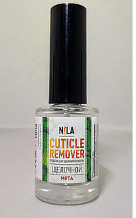 Ремувер для видалення кутикули лужний Nila Cuticle Remover 10мл. м'ята
