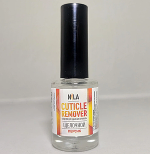 Ремувер для видалення кутикули лужний Nila Cuticle Remover 10мл. персик
