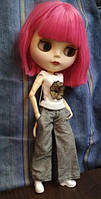 Шарнирная кукла Блайз, розовый цвет волос + 10 пар кистей, одежда и обувь в подарок