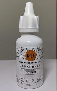 Ремувер для видалення кутикули кислотний Nila Cuticle Remover ACID 100мл. суниця