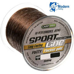 Волосінь Carp Pro Sport Line Flecked Gold 1000 м 0.335 мм