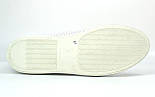 Білі чоловічі літні кросівки шкіряні кеди взуття великих розмірів Rosso Avangard Puran WhitePerfLeath TPR BS, фото 10