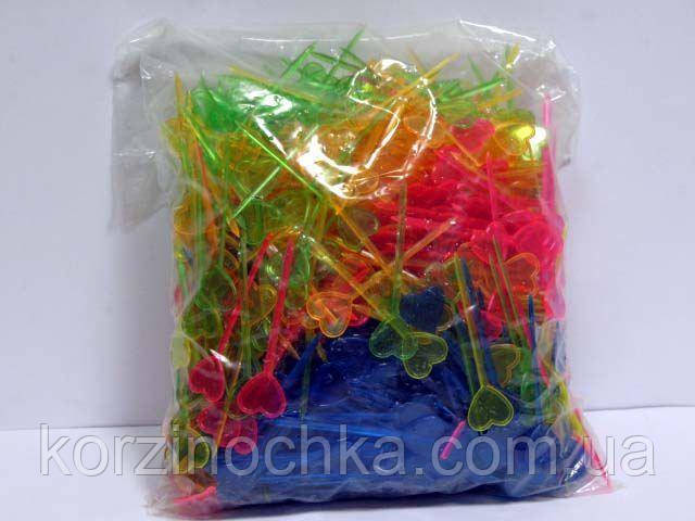 Шпажка для Канапе Фруктов Коктейлей Напитков"Сердце"1000 Шт(1 Пач ...