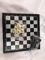 3 в 1: шашки, шахи, нарди матеріал: платівка, поле магнітні Розміри:21*21sм 3208