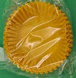 Тарталетка формочка паперова жовта"Ø45 H26(100шт)(1 уп)Тарталетки паперові форми для випічки кексів та маффінів, фото 4