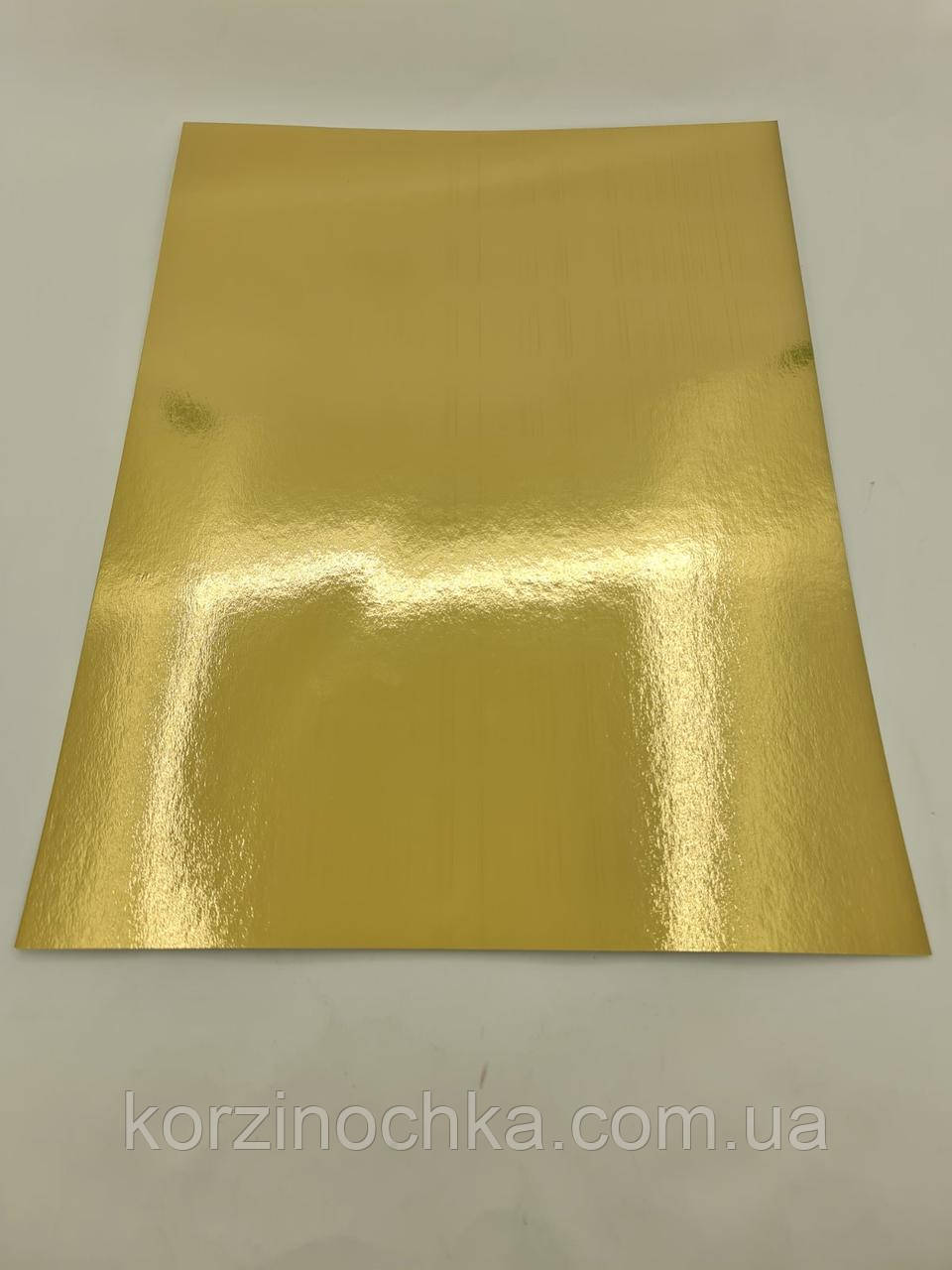 Підложка Підкладка під Торт Прямокутна Золото 30х40 см(1 шт)Двостороння Картонна Ламінована