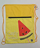 Еко Рюкзак Шоппер Тканинний для Покупок Profiplan Candy yellow(1 шт)з Кольоровим Принтом, фото 2
