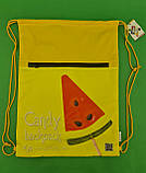 Еко Рюкзак Шоппер Тканинний для Покупок Profiplan Candy yellow(1 шт)з Кольоровим Принтом, фото 3