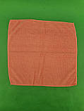 Серветка з Мікрофібри 40*40 Рожева(1 шт)для Очищення Поверхні, фото 2