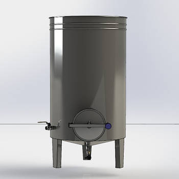 Ємність ЄВП-Н  1000л відкрита з конусним дном та нижнім люком