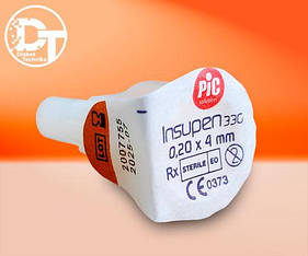 Голки для шприц-ручок Інсупен (Insupen) універсальні 4 мм. - 10 шт.
