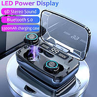 Бездротові Hi-Fi Bluetooth 5.0 Навушники M11 TWS із Зарядним Кейсом на 3300 мА (Power Bank)