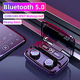 Бездротові Hi-Fi Bluetooth 5.0 Навушники M11 TWS із Зарядним Кейсом на 3300 мА (Power Bank), фото 2