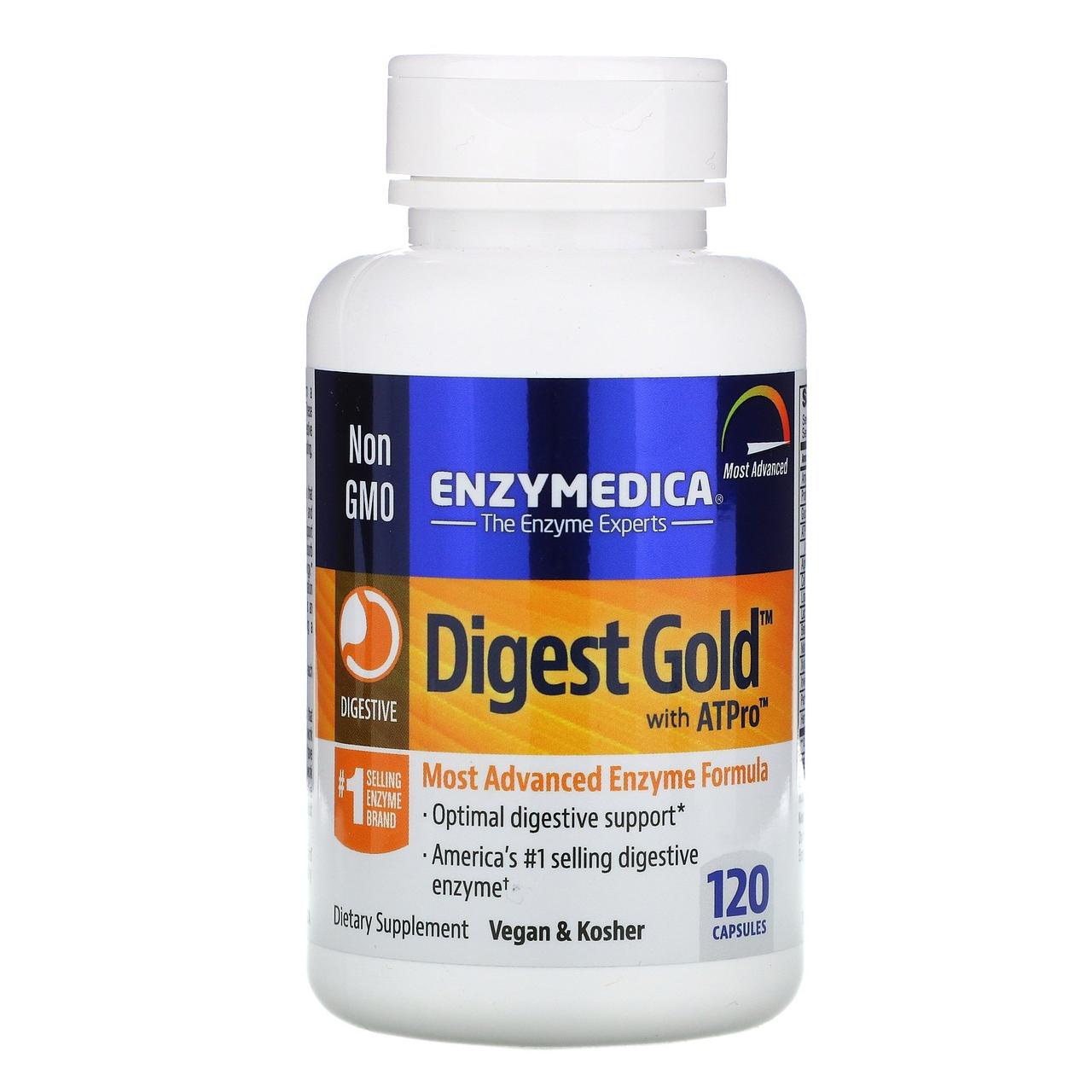 Enzymedica, Digest Gold з ATPro, 120 капсул