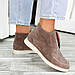 Жіночі черевики демісезонні лофери шкіряні замшеві Лоро Піана 36 37 38 39 40 41, фото 4