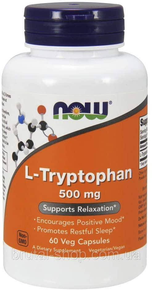 Now Foods L-Tryptophan 500 mg (60caps)