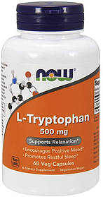 Now Foods L-Tryptophan 500 mg (60caps)