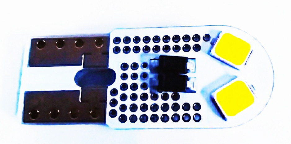 Автолампа LED діод T10 W5W 4 SMD Cree 12В 5Вт 5000K Білий MIU