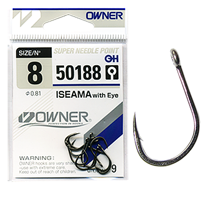 Крючки Owner Iseama with Eye 50188 - купить по лучшей цене в