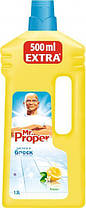 Миючий засіб для прибирання 1,5 л лимон Mr.Proper