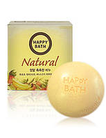 Мыло с бананом и яблоком Happy Bath Natural Moisture Fruit Water 100 g