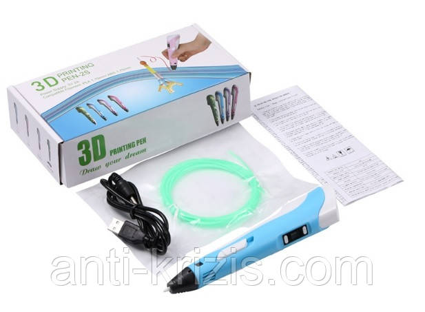 3D-ручка 3DPen-2S з LCD-дисплеєм, фото 1