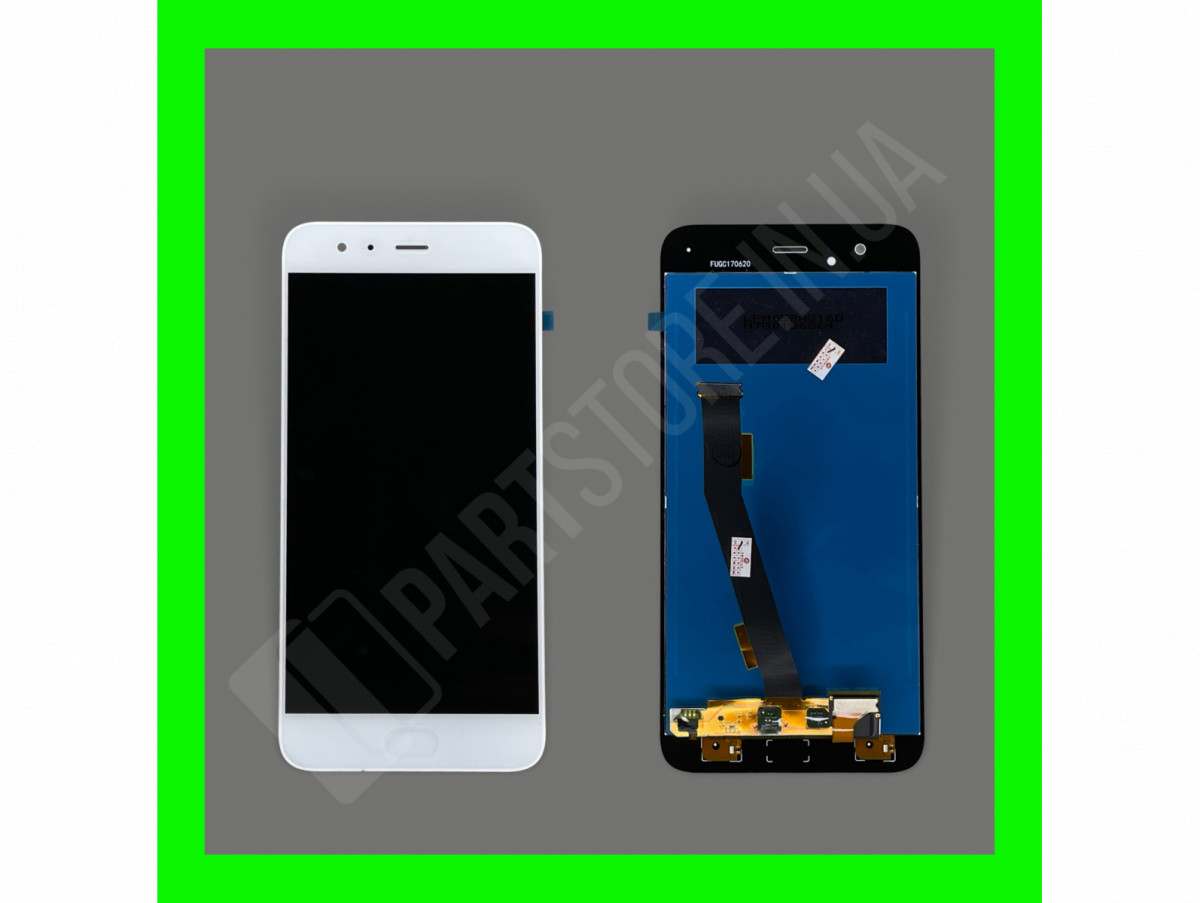 Дисплей Xiaomi Mi6 із сенсором, білий (оригінальні комплектуючі)