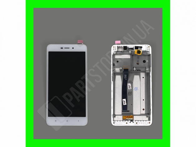 Дисплей Xiaomi Redmi 4A із сенсором і рамкою, білий (оригінальні комплектуючі), фото 2
