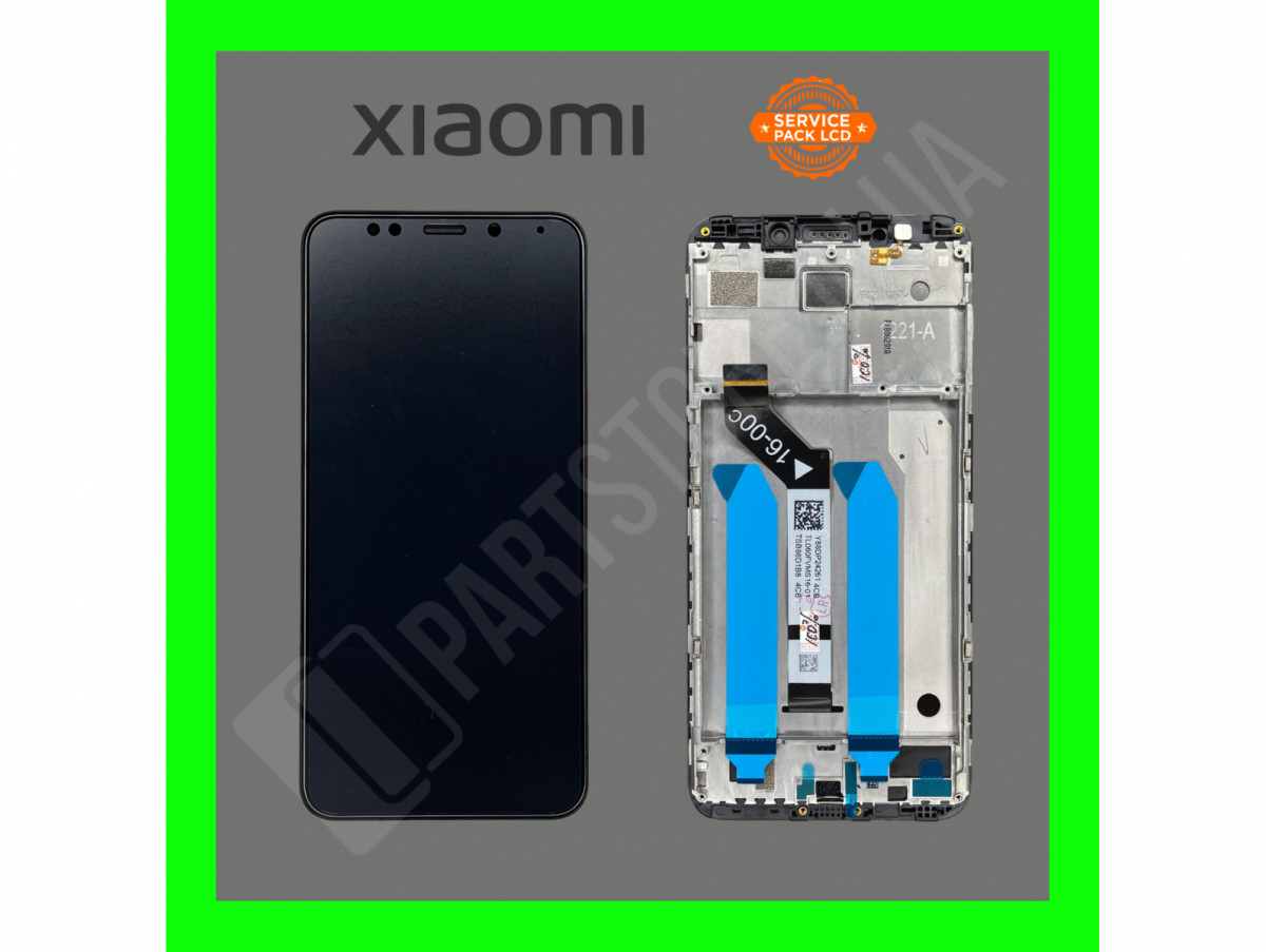 Дисплей Xiaomi Redmi 5 Plus Black (560610023033) сервісний оригінал у зборі з рамкою