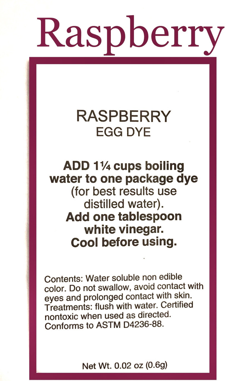 Американський аніліновий барвник для писанок "raspberry" малина