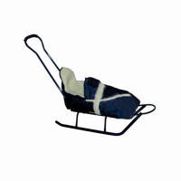 Санки дитячі з ручкою Пінокіо