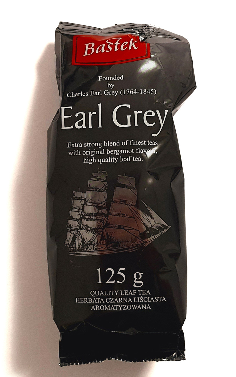 Чай "Bastek" Earl Grey 125 грамів (Баск з бергамотом) Польща