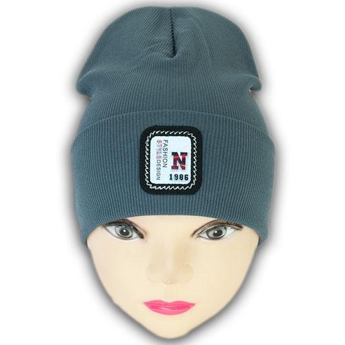 Двойная трикотажная шапка для мальчика Двойная трикотажная шапка для мальчика