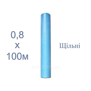 Одноразові простирадла блакитні 0,8х100м щільні, ТМ "Антоніна", спанбонд