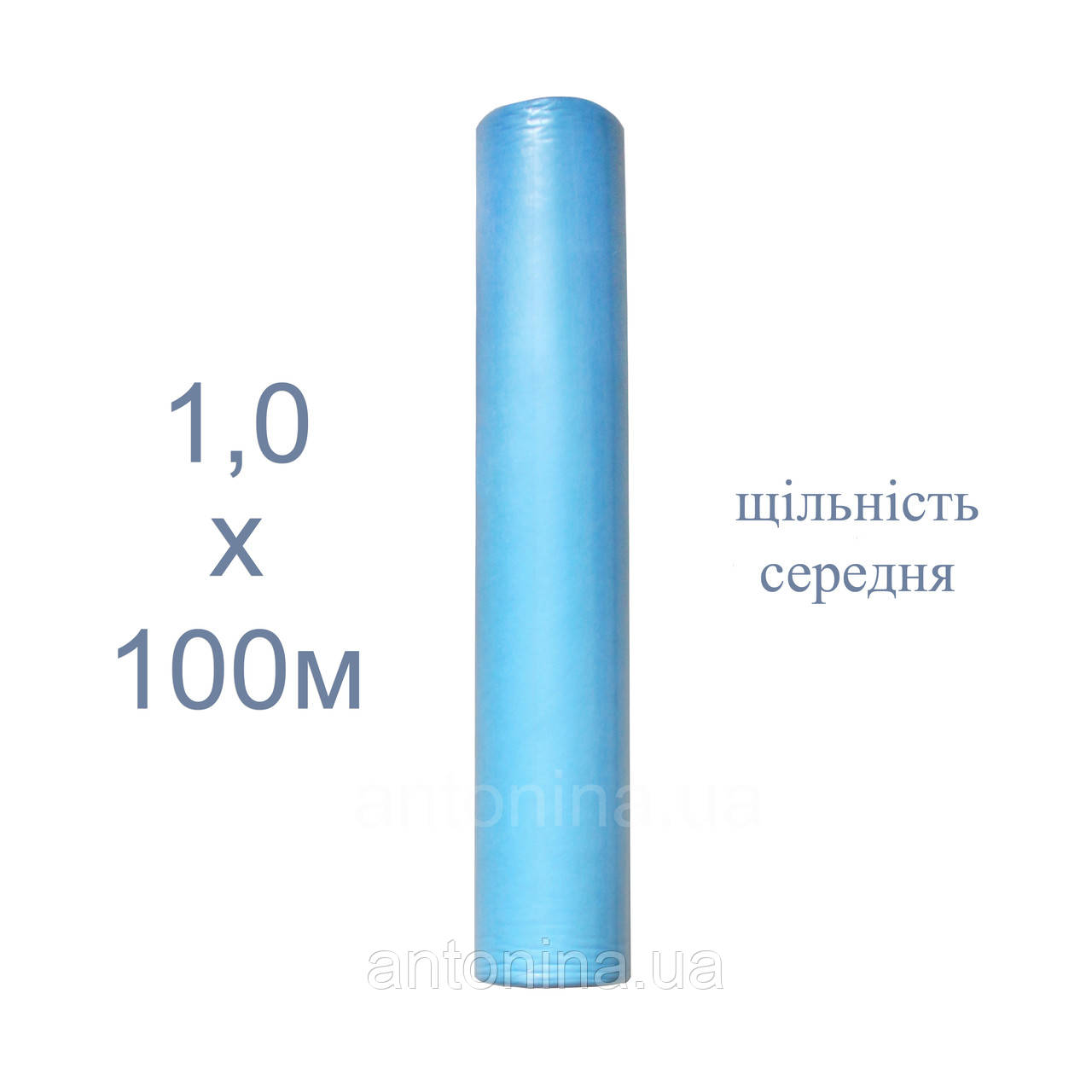 Одноразові простирадла блакитні 1,0х100м (щіл.середня) ТМ "Антоніна", спанбонд
