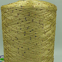 YELLOW (жовтий) 100% поліестер - бобинная пряжа для машинного і ручного в'язання