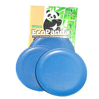 Бамбуковые тарелки ЭкоПанда ПРО, 3 шт., цвет: Синий / EcoPanda PRO Blue / Посуда из бамбука, экопосуда