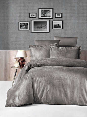 Постільна білизна First Choice Jacquard Satin "Tecna Mink" JS 11, фото 1