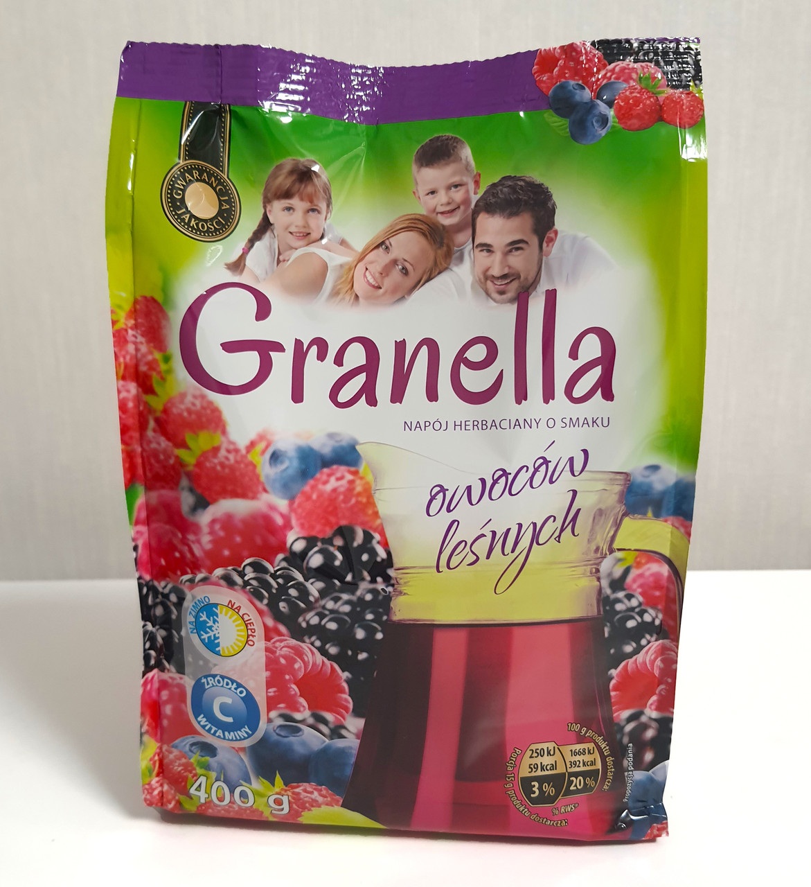 Чай фруктовий гранульований "Granella" зі смаком лісових ягід 400 грамів Польща