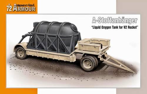 Пластикова модель 1/72 Special Armour 72015 Німецький причеп A-Stoffanhänger Liquid Oxygen Tank for V2 Rocket