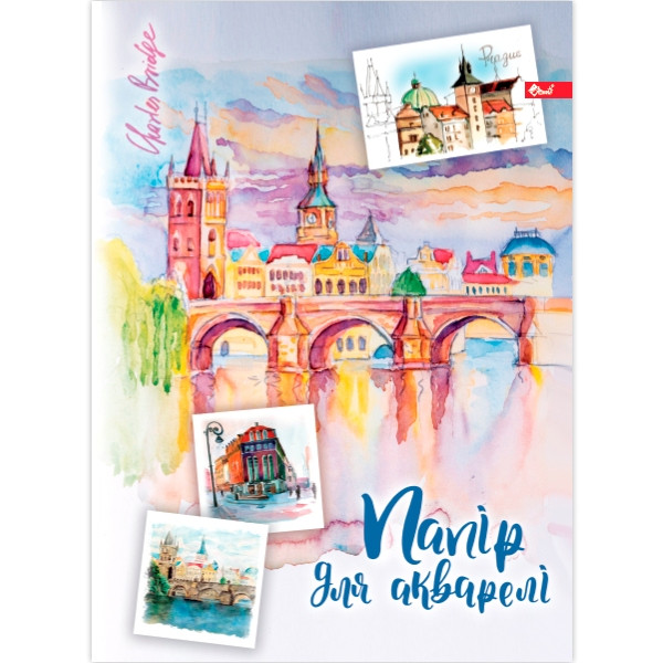 Папір для акварелі А3 в папці 20 аркушів Скат БА-2